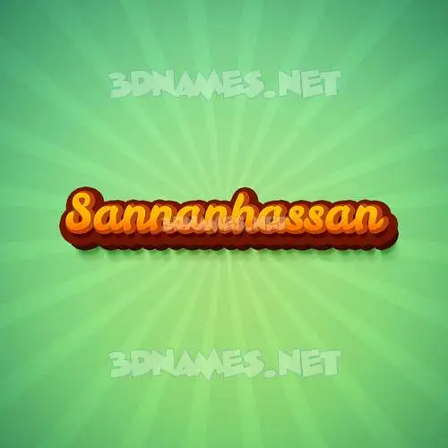 sannanhassan in Green Rays style - 3D name wallpaper sannanhassan in Green Rays style - 3D name wallpaper