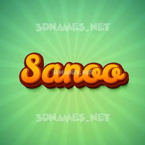 sanoo in Green Rays style - 3D name wallpaper sanoo in Green Rays style - 3D name wallpaper