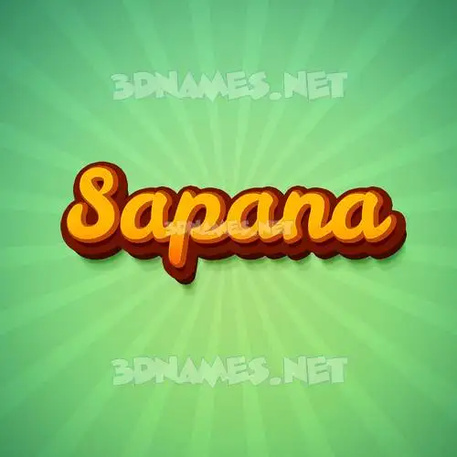 sapana in Green Rays style - 3D name wallpaper sapana in Green Rays style - 3D name wallpaper