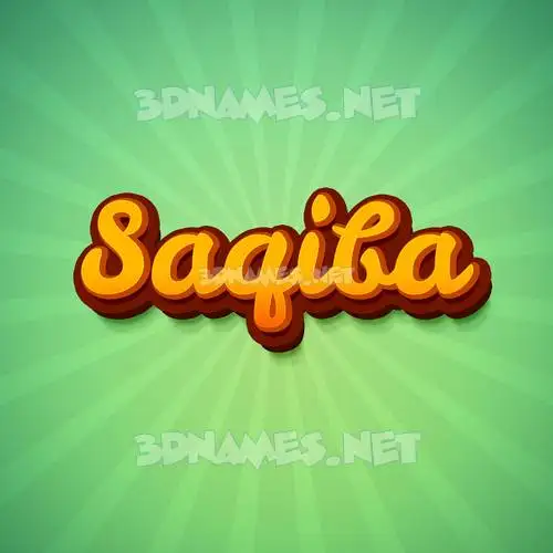 saqiba in Green Rays style - 3D name wallpaper saqiba in Green Rays style - 3D name wallpaper