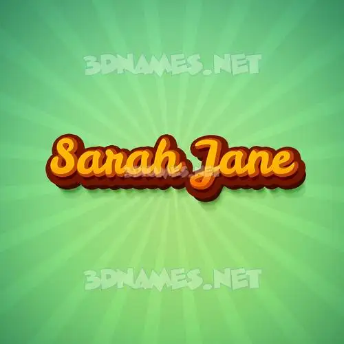 sarah jane in Green Rays style - 3D name wallpaper sarah jane in Green Rays style - 3D name wallpaper