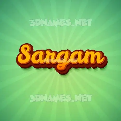sargam in Green Rays style - 3D name wallpaper sargam in Green Rays style - 3D name wallpaper