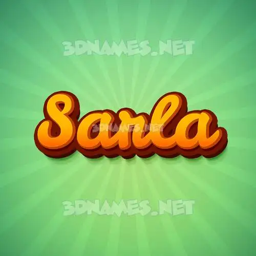 sarla in Green Rays style - 3D name wallpaper sarla in Green Rays style - 3D name wallpaper