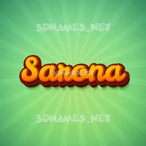 sarona in Green Rays style - 3D name wallpaper sarona in Green Rays style - 3D name wallpaper