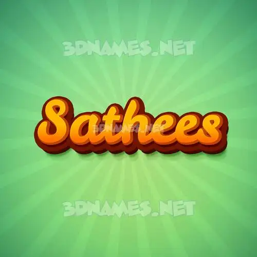 sathees in Green Rays style - 3D name wallpaper sathees in Green Rays style - 3D name wallpaper