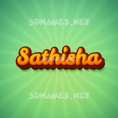 sathisha in Green Rays style - 3D name wallpaper sathisha in Green Rays style - 3D name wallpaper