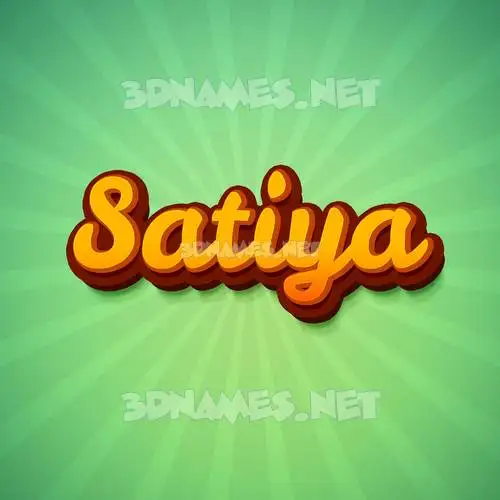 satiya in Green Rays style - 3D name wallpaper satiya in Green Rays style - 3D name wallpaper