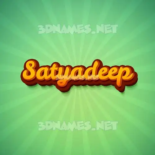 satyadeep in Green Rays style - 3D name wallpaper