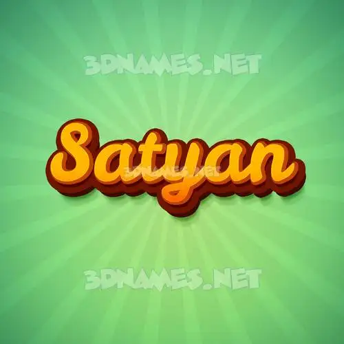 satyan in Green Rays style - 3D name wallpaper satyan in Green Rays style - 3D name wallpaper