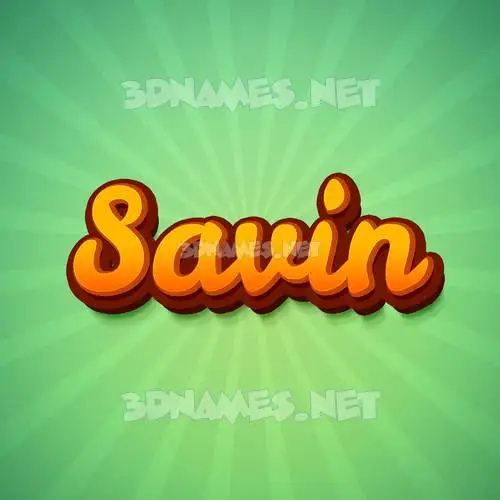 savin in Green Rays style - 3D name wallpaper savin in Green Rays style - 3D name wallpaper