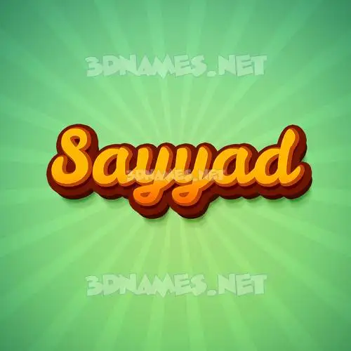 sayyad in Green Rays style - 3D name wallpaper sayyad in Green Rays style - 3D name wallpaper