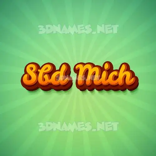 sbd mich in Green Rays style - 3D name wallpaper sbd mich in Green Rays style - 3D name wallpaper