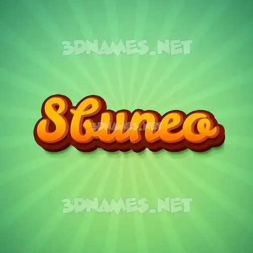 sbuneo in Green Rays style - 3D name wallpaper sbuneo in Green Rays style - 3D name wallpaper
