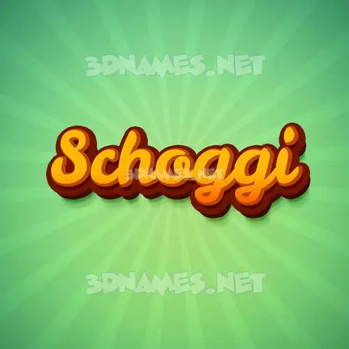 schoggi in Green Rays style - 3D name wallpaper schoggi in Green Rays style - 3D name wallpaper