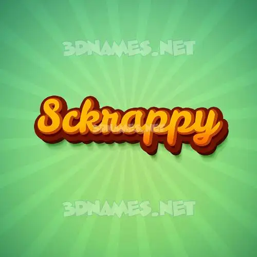sckrappy in Green Rays style - 3D name wallpaper sckrappy in Green Rays style - 3D name wallpaper