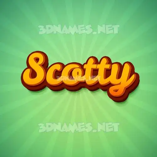 scotty in Green Rays style - 3D name wallpaper scotty in Green Rays style - 3D name wallpaper