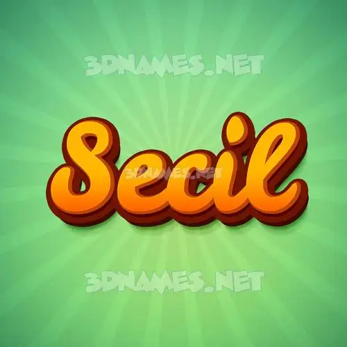 secil in Green Rays style - 3D name wallpaper secil in Green Rays style - 3D name wallpaper