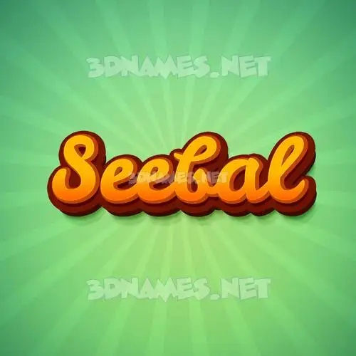 seebal in Green Rays style - 3D name wallpaper seebal in Green Rays style - 3D name wallpaper