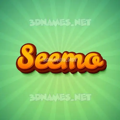 seemo in Green Rays style - 3D name wallpaper seemo in Green Rays style - 3D name wallpaper