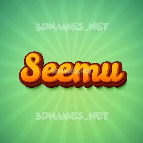 seemu in Green Rays style - 3D name wallpaper seemu in Green Rays style - 3D name wallpaper
