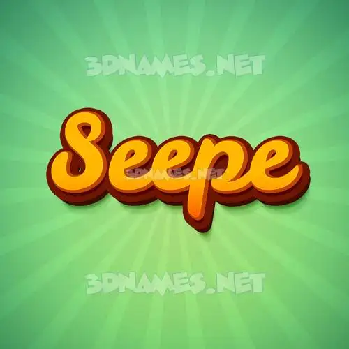 seepe in Green Rays style - 3D name wallpaper seepe in Green Rays style - 3D name wallpaper