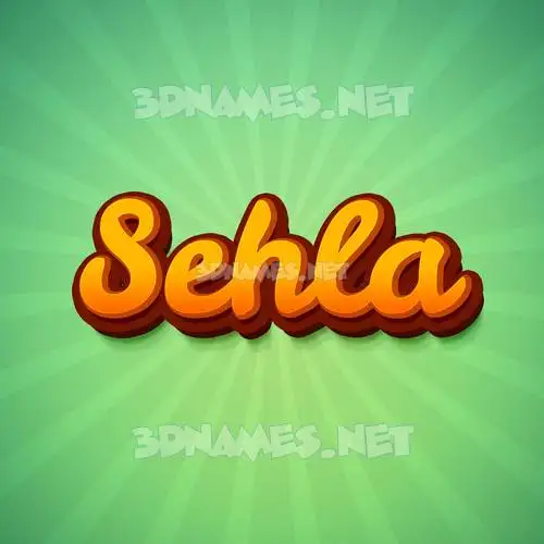 sehla in Green Rays style - 3D name wallpaper sehla in Green Rays style - 3D name wallpaper