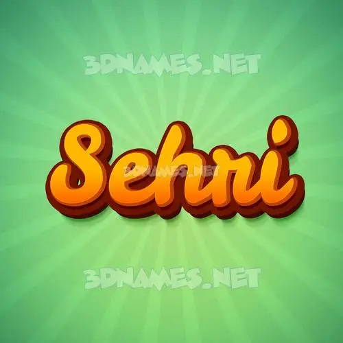 sehri in Green Rays style - 3D name wallpaper sehri in Green Rays style - 3D name wallpaper