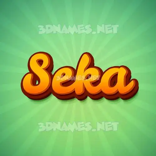 seka in Green Rays style - 3D name wallpaper seka in Green Rays style - 3D name wallpaper