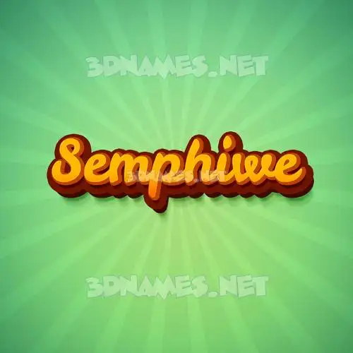 semphiwe in Green Rays style - 3D name wallpaper semphiwe in Green Rays style - 3D name wallpaper