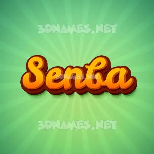 senba in Green Rays style - 3D name wallpaper senba in Green Rays style - 3D name wallpaper