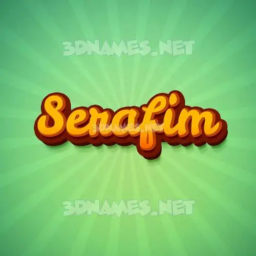 serafim in Green Rays style - 3D name wallpaper serafim in Green Rays style - 3D name wallpaper