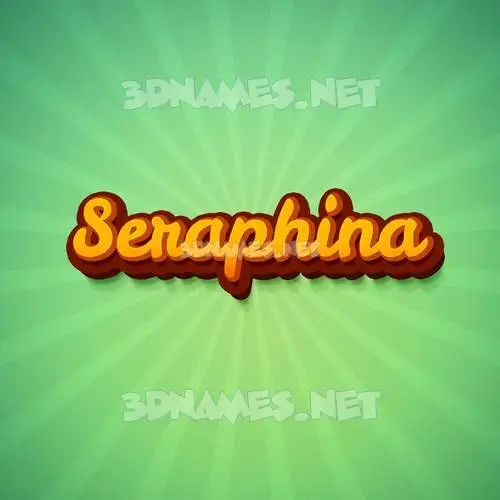 seraphina in Green Rays style - 3D name wallpaper seraphina in Green Rays style - 3D name wallpaper