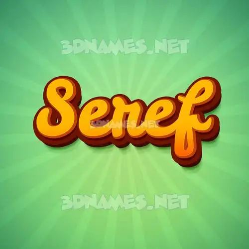 seref in Green Rays style - 3D name wallpaper seref in Green Rays style - 3D name wallpaper