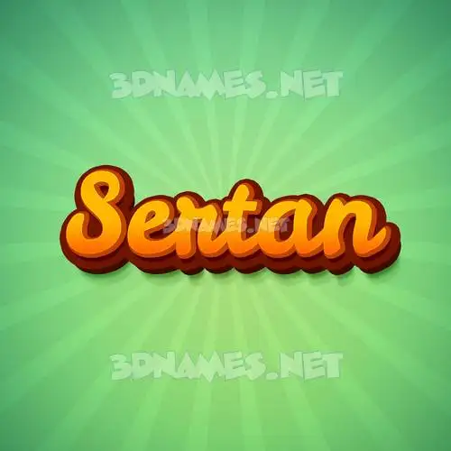 sertan in Green Rays style - 3D name wallpaper sertan in Green Rays style - 3D name wallpaper