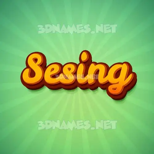 sesing in Green Rays style - 3D name wallpaper sesing in Green Rays style - 3D name wallpaper