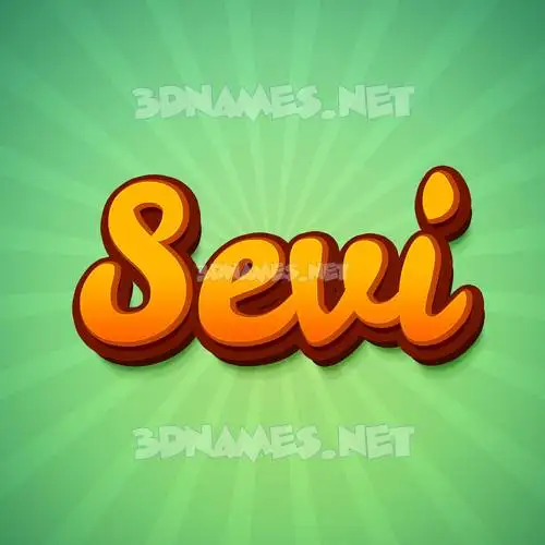sevi in Green Rays style - 3D name wallpaper sevi in Green Rays style - 3D name wallpaper