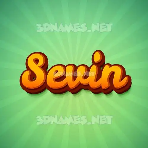 sevin in Green Rays style - 3D name wallpaper sevin in Green Rays style - 3D name wallpaper