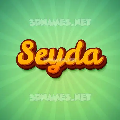 seyda in Green Rays style - 3D name wallpaper seyda in Green Rays style - 3D name wallpaper