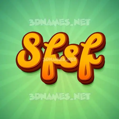 sfsf in Green Rays style - 3D name wallpaper sfsf in Green Rays style - 3D name wallpaper