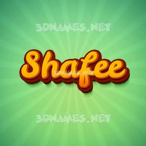 shafee in Green Rays style - 3D name wallpaper shafee in Green Rays style - 3D name wallpaper
