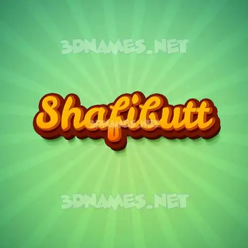 shafibutt in Green Rays style - 3D name wallpaper shafibutt in Green Rays style - 3D name wallpaper