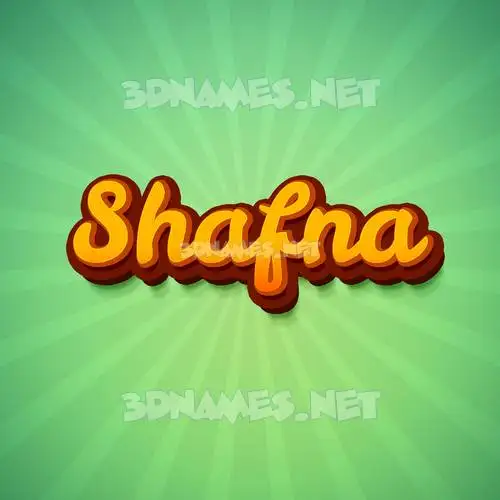 shafna in Green Rays style - 3D name wallpaper shafna in Green Rays style - 3D name wallpaper
