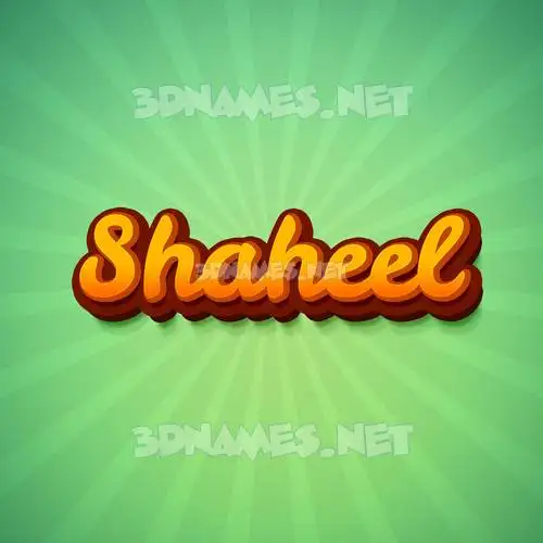 shaheel in Green Rays style - 3D name wallpaper shaheel in Green Rays style - 3D name wallpaper