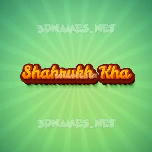 shahrukh kha in Green Rays style - 3D name wallpaper shahrukh kha in Green Rays style - 3D name wallpaper