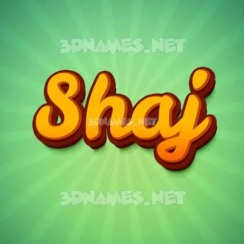 shaj in Green Rays style - 3D name wallpaper shaj in Green Rays style - 3D name wallpaper