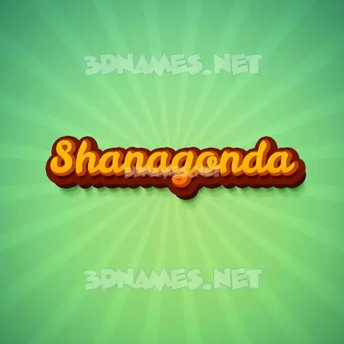 shanagonda in Green Rays style - 3D name wallpaper shanagonda in Green Rays style - 3D name wallpaper