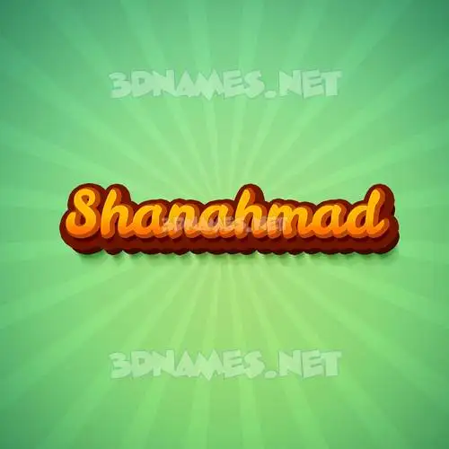 shanahmad in Green Rays style - 3D name wallpaper shanahmad in Green Rays style - 3D name wallpaper