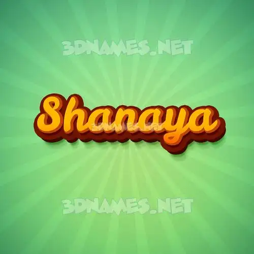 shanaya in Green Rays style - 3D name wallpaper shanaya in Green Rays style - 3D name wallpaper