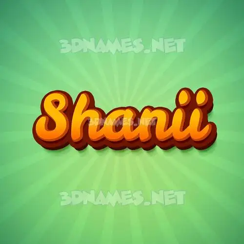 shanii in Green Rays style - 3D name wallpaper shanii in Green Rays style - 3D name wallpaper