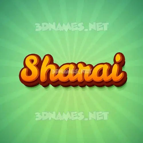 sharai in Green Rays style - 3D name wallpaper sharai in Green Rays style - 3D name wallpaper